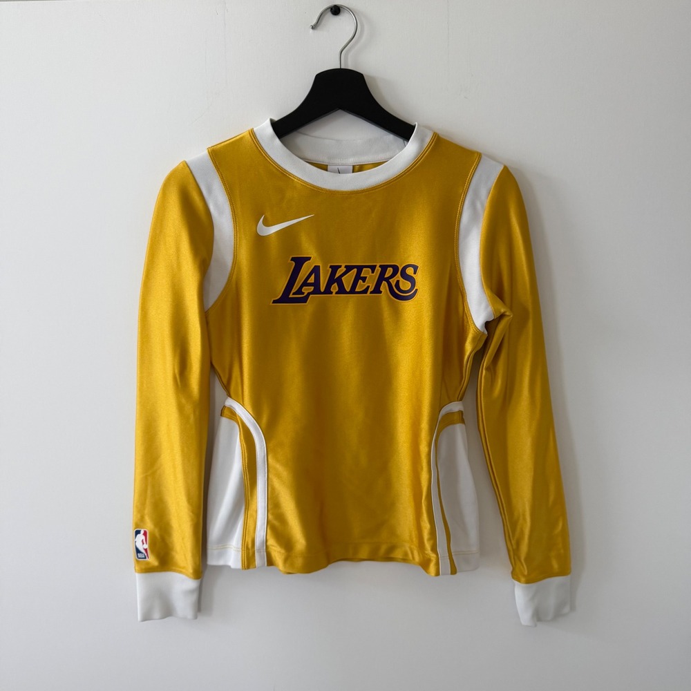 Nike x Ambush Los Angeles Lakers Long Sleeve Top Gold DB1613-723 Womens Small